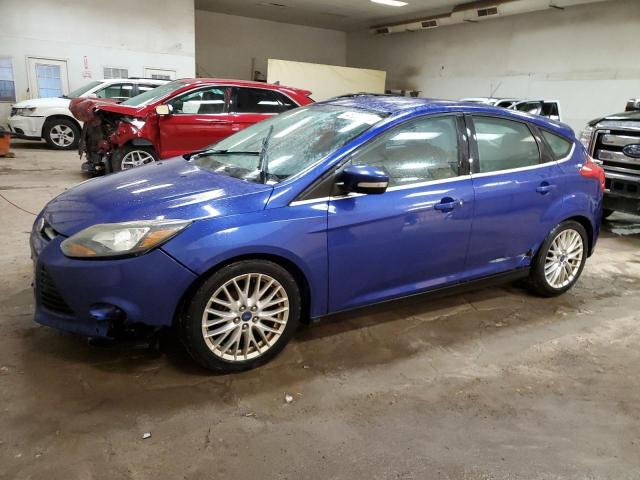 1FADP3N27EL108409 - 2014 FORD FOCUS TITANIUM BLUE photo 1