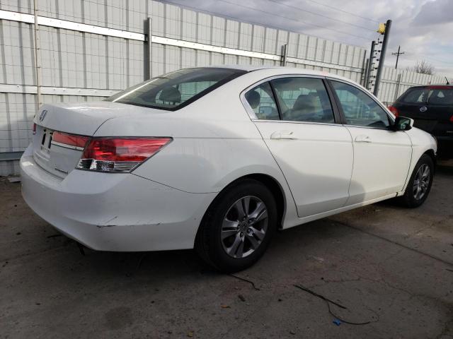 1HGCP2F64CA194628 - 2012 HONDA ACCORD SE WHITE photo 3