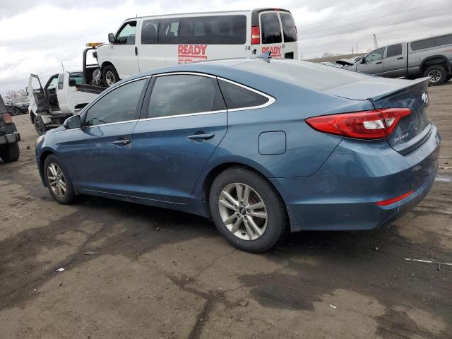 5NPE24AF3FH245672 - 2015 HYUNDAI SONATA SE BLUE photo 2