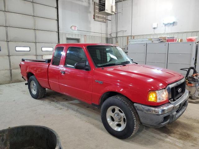 1FTZR45E35PA82264 - 2005 FORD RANGER SUPER CAB RED photo 4