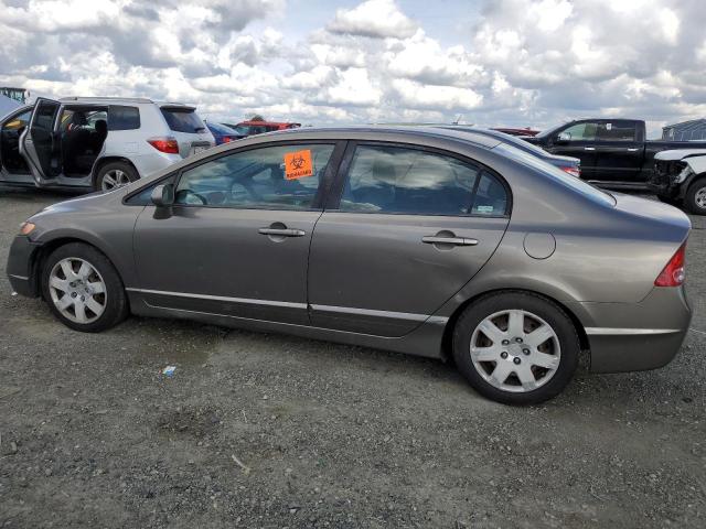 2HGFA165X8H312299 - 2008 HONDA CIVIC LX GRAY photo 2