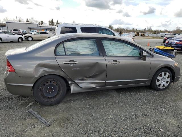 2HGFA165X8H312299 - 2008 HONDA CIVIC LX GRAY photo 3