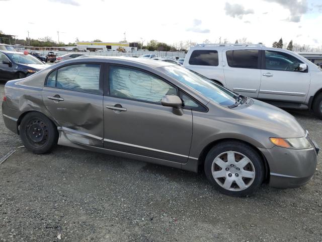 2HGFA165X8H312299 - 2008 HONDA CIVIC LX GRAY photo 4