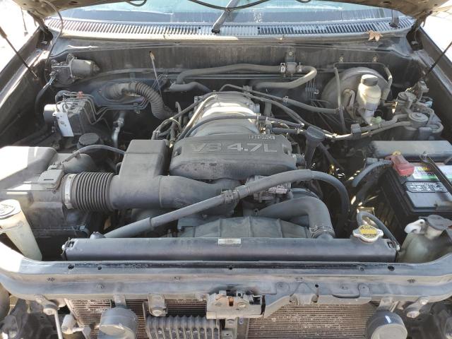 5TBRT34152S252581 - 2002 TOYOTA TUNDRA ACCESS CAB შავი ფოტო 11