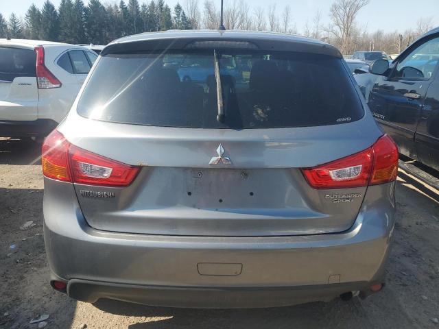 4A4AR3AU9FE001925 - 2015 MITSUBISHI OUTLANDER ES GRAY photo 6