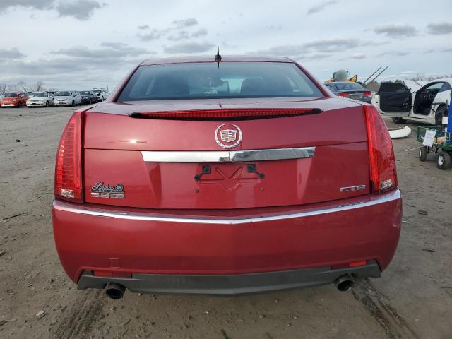 1G6DR57V980135949 - 2008 CADILLAC CTS HI FEATURE V6 RED photo 6