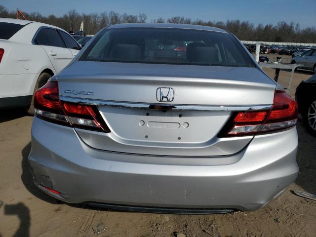 2HGFB2F57DH602304 - 2013 HONDA CIVIC LX SILVER photo 6