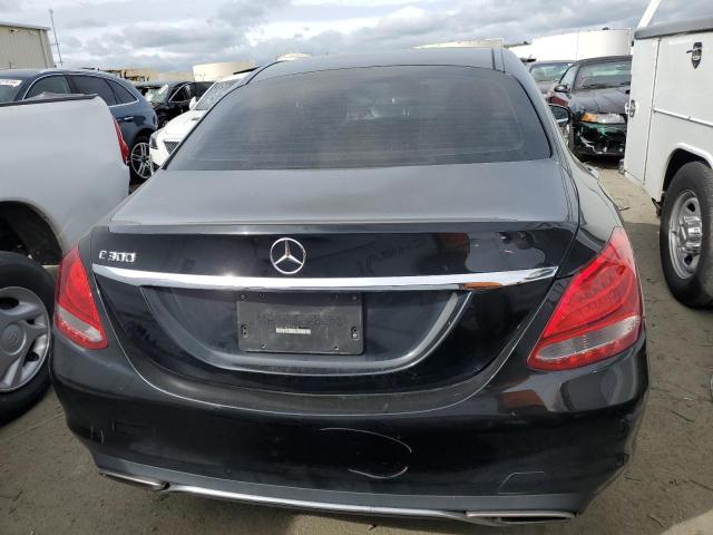 55SWF4JB5GU178108 - 2016 MERCEDES-BENZ C 300 BLACK photo 6