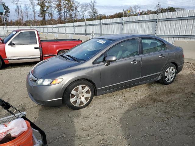 2HGFA16568H324384 - 2008 HONDA CIVIC LX GRAY photo 1