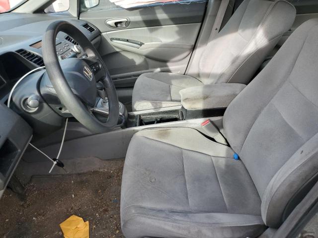 2HGFA16568H324384 - 2008 HONDA CIVIC LX GRAY photo 7