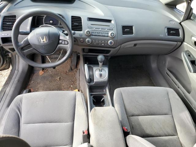 2HGFA16568H324384 - 2008 HONDA CIVIC LX GRAY photo 8