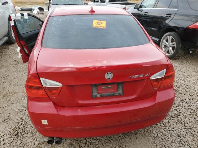 WBAVC93557KX58307 - 2007 BMW 328 XI RED photo 6