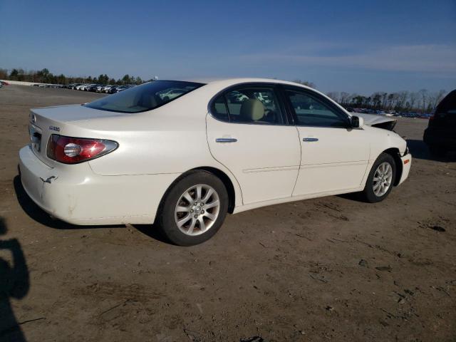 JTHBA30G740004331 - 2004 LEXUS ES 330 WHITE photo 3