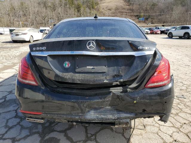 WDDUG8FB9GA254532 - 2016 MERCEDES-BENZ S 550 4MATIC BLACK photo 6