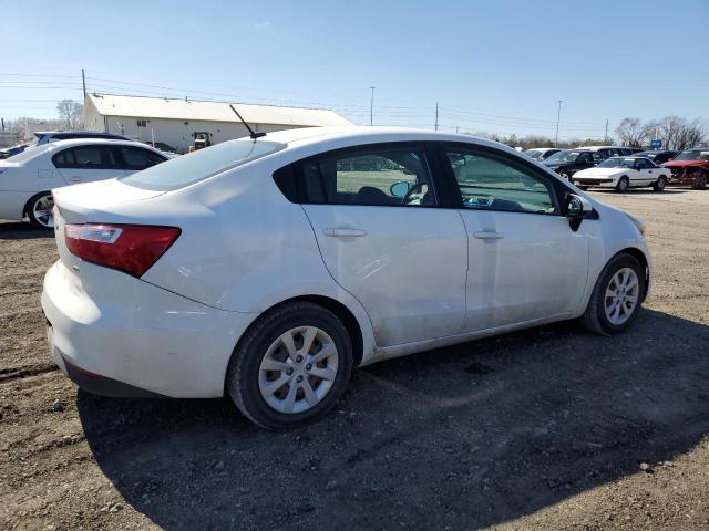 KNADM4A38G6578616 - 2016 KIA RIO LX WHITE photo 3