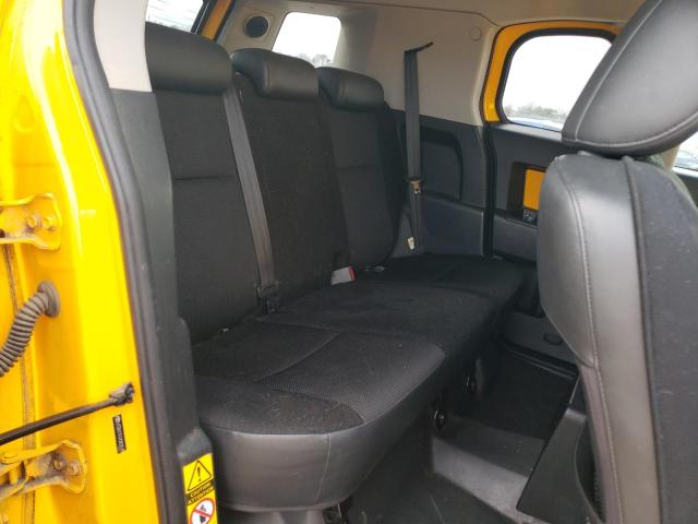 JTEBU11F670022578 - 2007 TOYOTA FJ CRUISER YELLOW photo 10