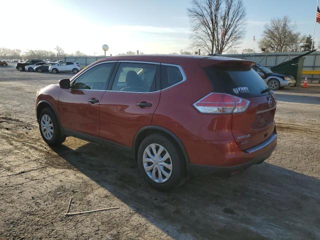 KNMAT2MV7GP606734 - 2016 NISSAN ROGUE S MAROON photo 2