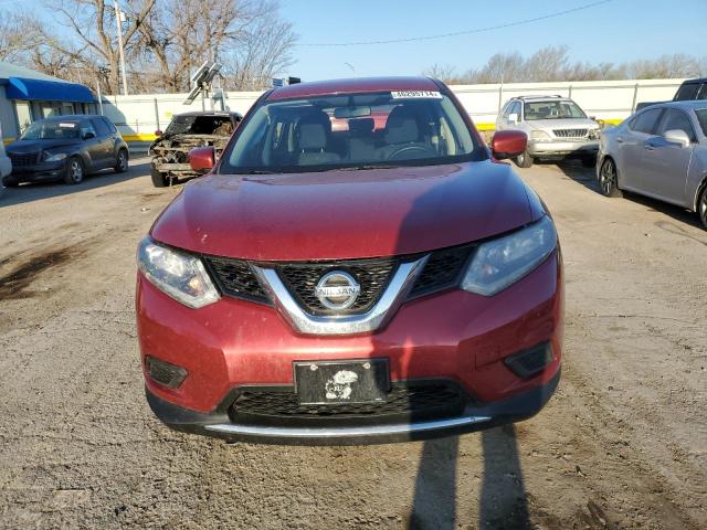 KNMAT2MV7GP606734 - 2016 NISSAN ROGUE S MAROON photo 5