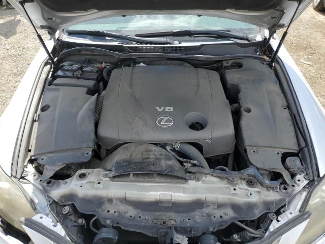 JTHFF2C28D2528475 - 2013 LEXUS IS 250 SILVER photo 11