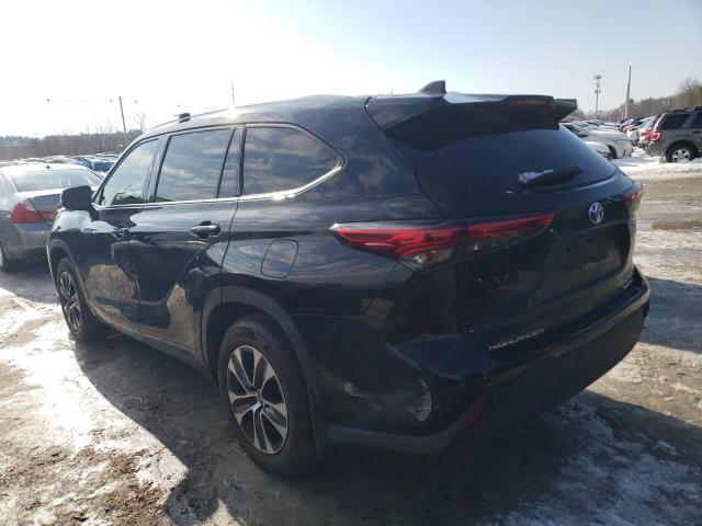 5TDGZRBH8MS531591 - 2021 TOYOTA HIGHLANDER XLE 黑色 照片 2