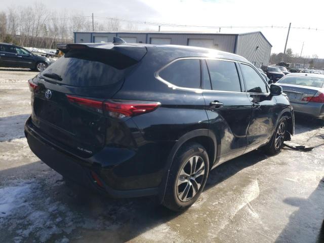5TDGZRBH8MS531591 - 2021 TOYOTA HIGHLANDER XLE 黑色 照片 3