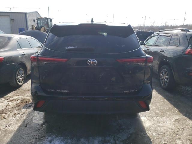 5TDGZRBH8MS531591 - 2021 TOYOTA HIGHLANDER XLE 黑色 照片 6