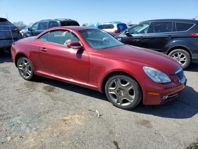 JTHFN48YX69007800 - 2006 LEXUS SC 430 MAROON photo 4