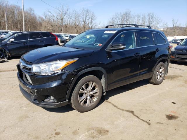 5TDJKRFH5FS152653 - 2015 TOYOTA HIGHLANDER XLE Qara foto 1
