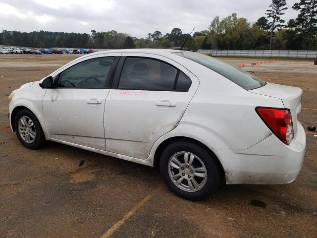 1G1JA5SH0C4203283 - 2012 CHEVROLET SONIC LS WHITE photo 2