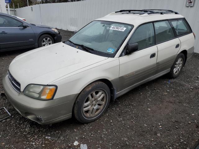 4S3BH665027635561 - 2002 SUBARU LEGACY OUTBACK BEIGE photo 1