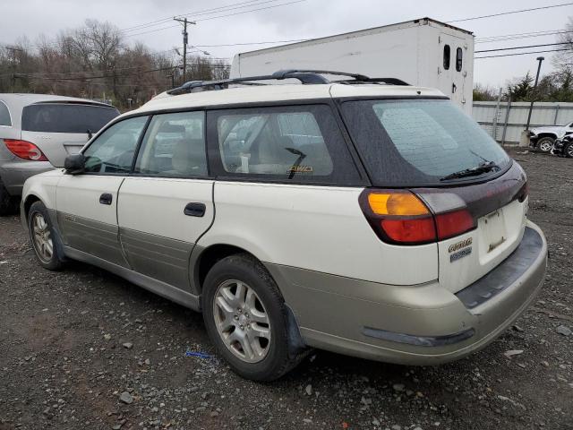 4S3BH665027635561 - 2002 SUBARU LEGACY OUTBACK BEIGE photo 2