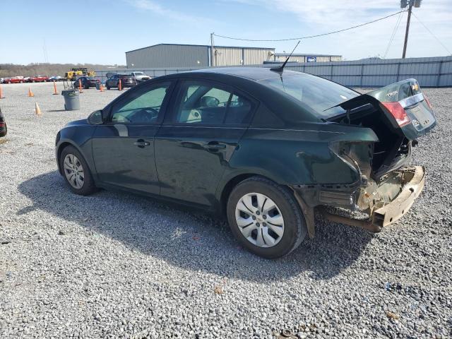 1G1PA5SH1E7185047 - 2014 CHEVROLET CRUZE LS GREEN photo 2