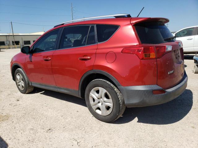 JTMZFREV7FJ055420 - 2015 TOYOTA RAV4 LE RED photo 2