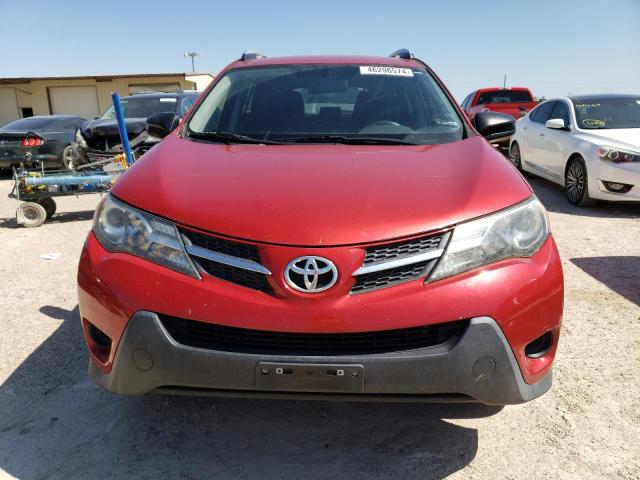 JTMZFREV7FJ055420 - 2015 TOYOTA RAV4 LE RED photo 5