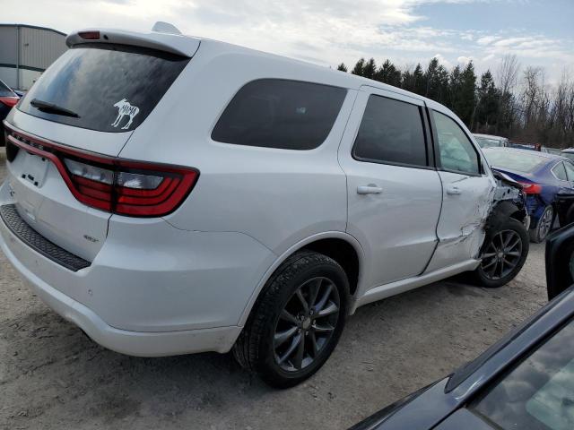 1C4RDJDGXJC242416 - 2018 DODGE DURANGO GT WHITE photo 3