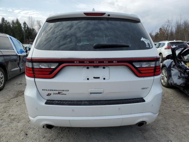 1C4RDJDGXJC242416 - 2018 DODGE DURANGO GT WHITE photo 6