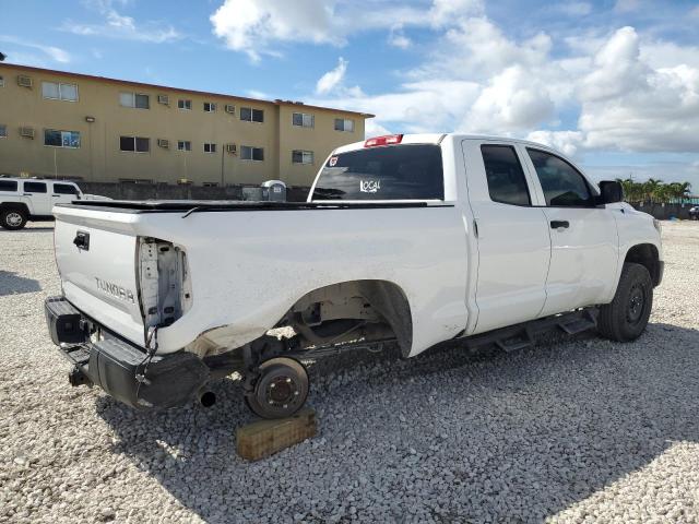 5TFRY5F1XKX252782 - 2019 TOYOTA TUNDRA DOUBLE CAB SR/SR5 WHITE photo 3