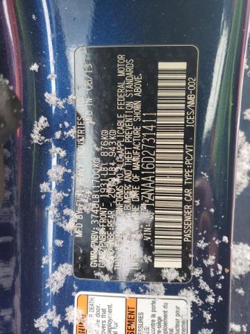 JF1ZNAA16D2731411 - 2013 TOYOTA SCION FR-S BLUE photo 12