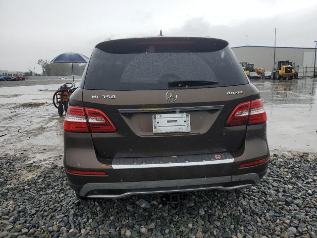 4JGDA5HB9DA218533 - 2013 MERCEDES-BENZ ML 350 4MATIC BROWN photo 6
