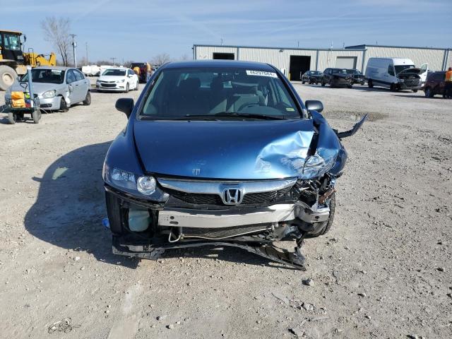 19XFA1F35AE060086 - 2010 HONDA CIVIC VP BLUE photo 5