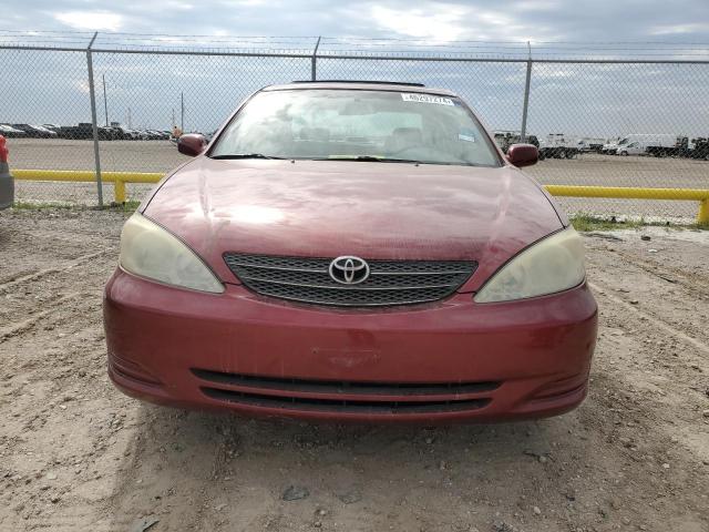 4T1BE32K84U377311 - 2004 TOYOTA CAMRY LE MAROON photo 5