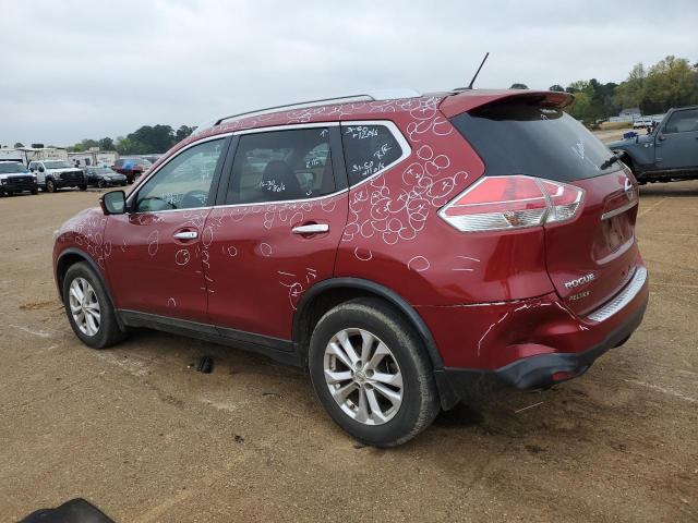 KNMAT2MT1FP509509 - 2015 NISSAN ROGUE S MAROON photo 2