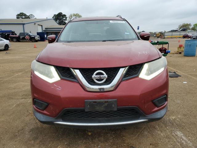 KNMAT2MT1FP509509 - 2015 NISSAN ROGUE S MAROON photo 5