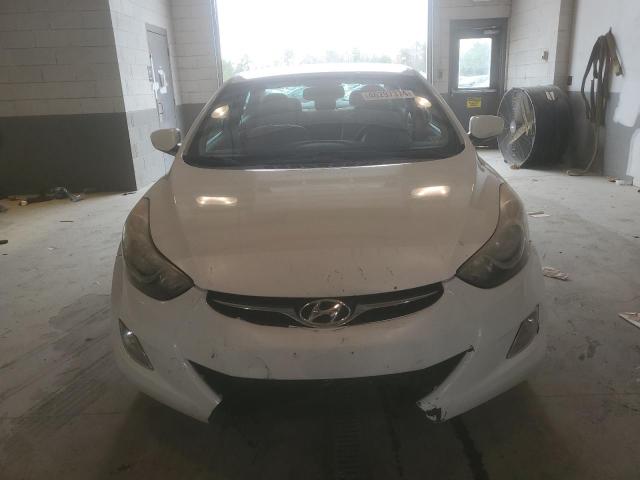 5NPDH4AE9CH115957 - 2012 HYUNDAI ELANTRA GLS WHITE photo 5