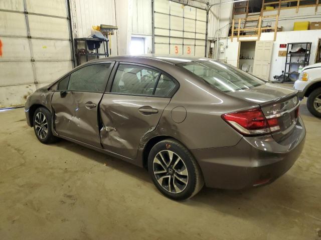 2HGFB2F85EH523435 - 2014 HONDA CIVIC EX GRAY photo 2