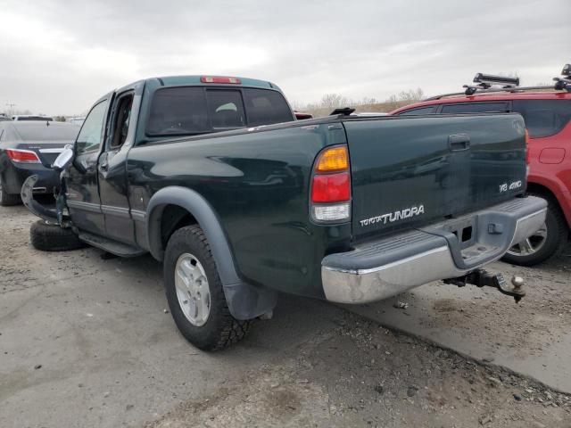 5TBBT4415YS093805 - 2000 TOYOTA TUNDRA ACCESS CAB GREEN photo 2