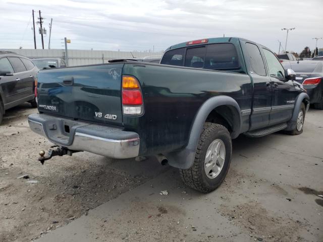 5TBBT4415YS093805 - 2000 TOYOTA TUNDRA ACCESS CAB მწვანე ფოტო 3