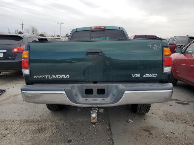 5TBBT4415YS093805 - 2000 TOYOTA TUNDRA ACCESS CAB GREEN photo 6