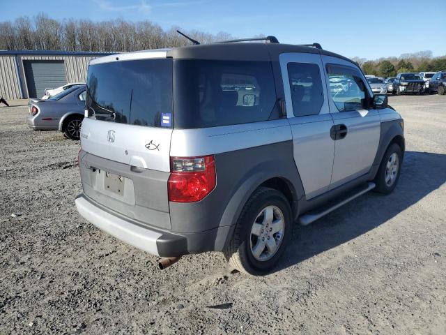 5J6YH18504L012536 - 2004 HONDA ELEMENT EX SILVER photo 3