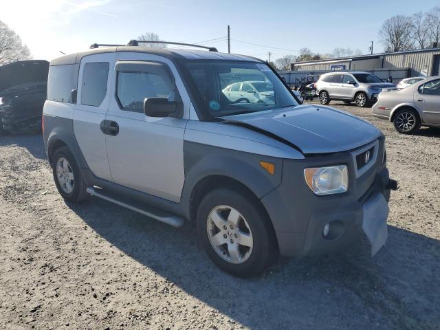 5J6YH18504L012536 - 2004 HONDA ELEMENT EX SILVER photo 4